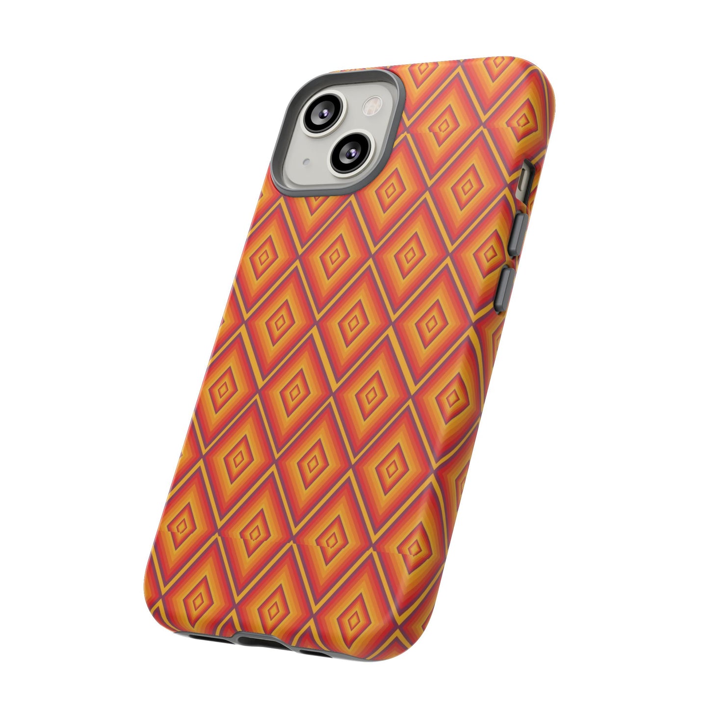 Geometric Phone Case, Tough Cases for Protection, Stylish Smartphone Cover, Vibrant Patterned Phone Accessory, Unique Gift Idea, [...]