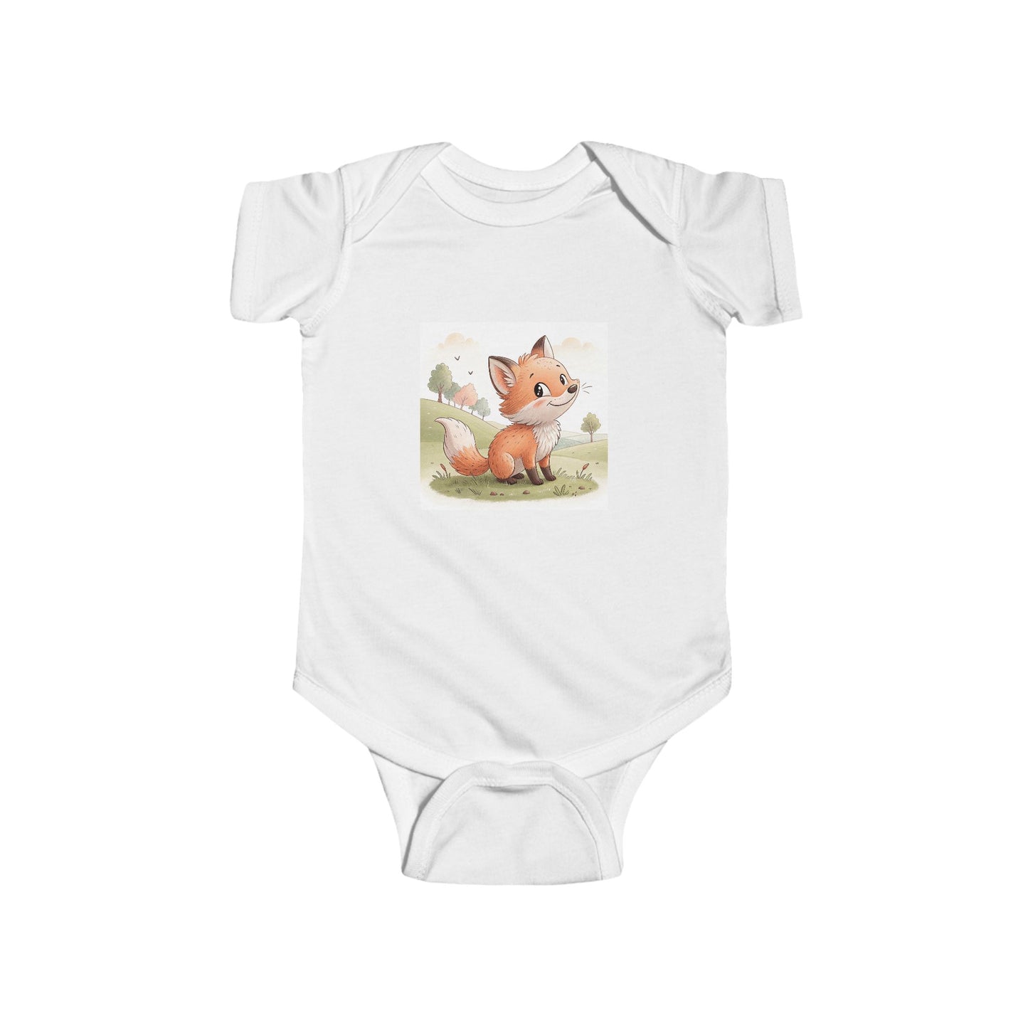 Adorable Fox Infant Bodysuit | Cute Baby Onesie for Baby Showers, Newborn Gift, Animal Lover, Nursery, Baby Outfit
