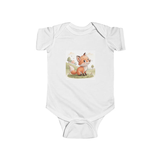 Adorable Fox Infant Bodysuit | Cute Baby Onesie for Baby Showers, Newborn Gift, Animal Lover, Nursery, Baby Outfit