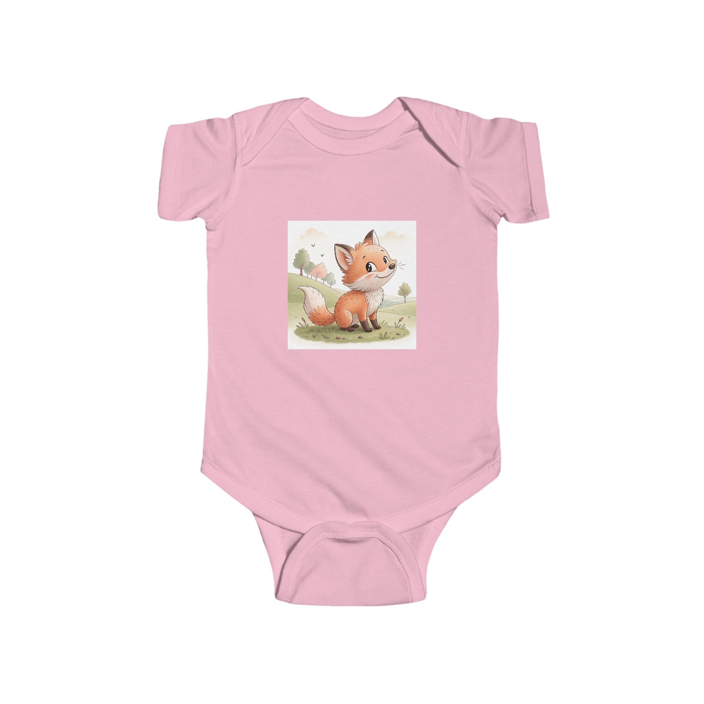Adorable Fox Infant Bodysuit | Cute Baby Onesie for Baby Showers, Newborn Gift, Animal Lover, Nursery, Baby Outfit