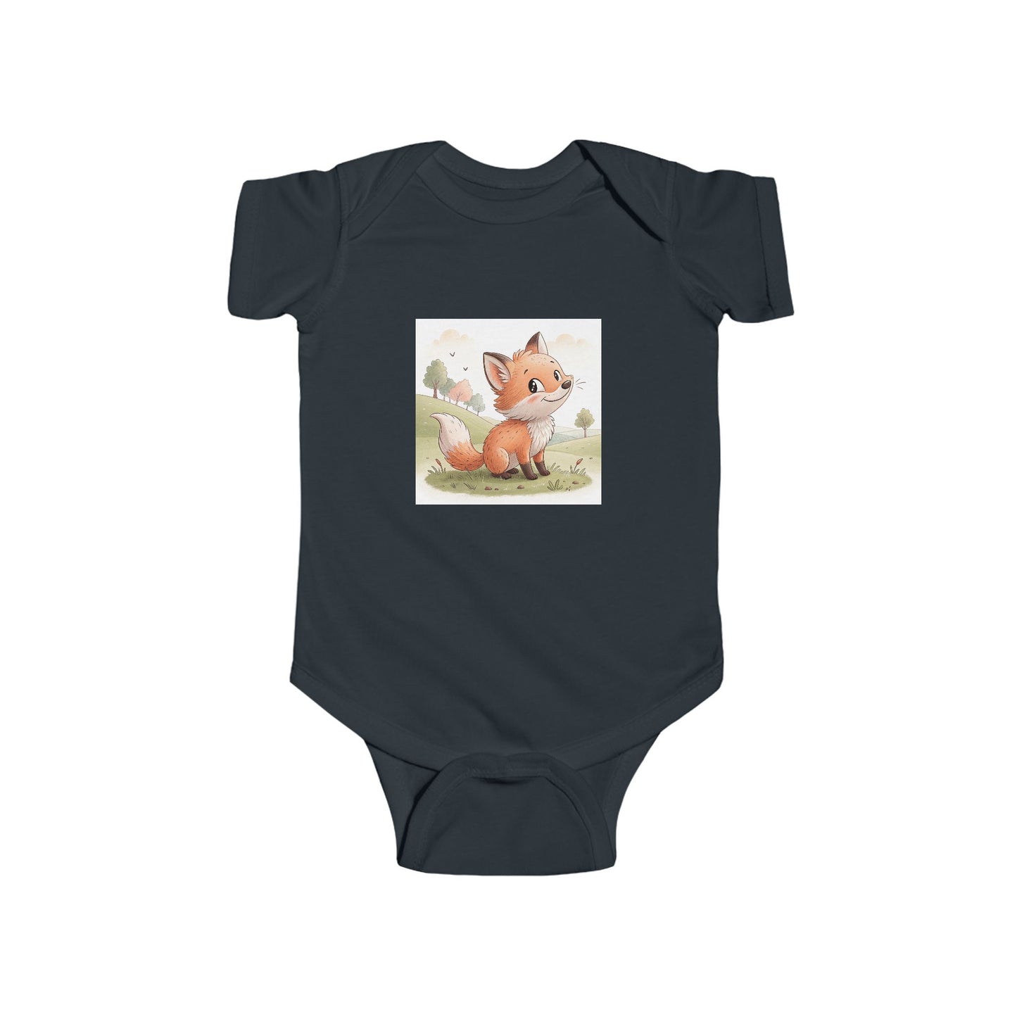 Adorable Fox Infant Bodysuit | Cute Baby Onesie for Baby Showers, Newborn Gift, Animal Lover, Nursery, Baby Outfit