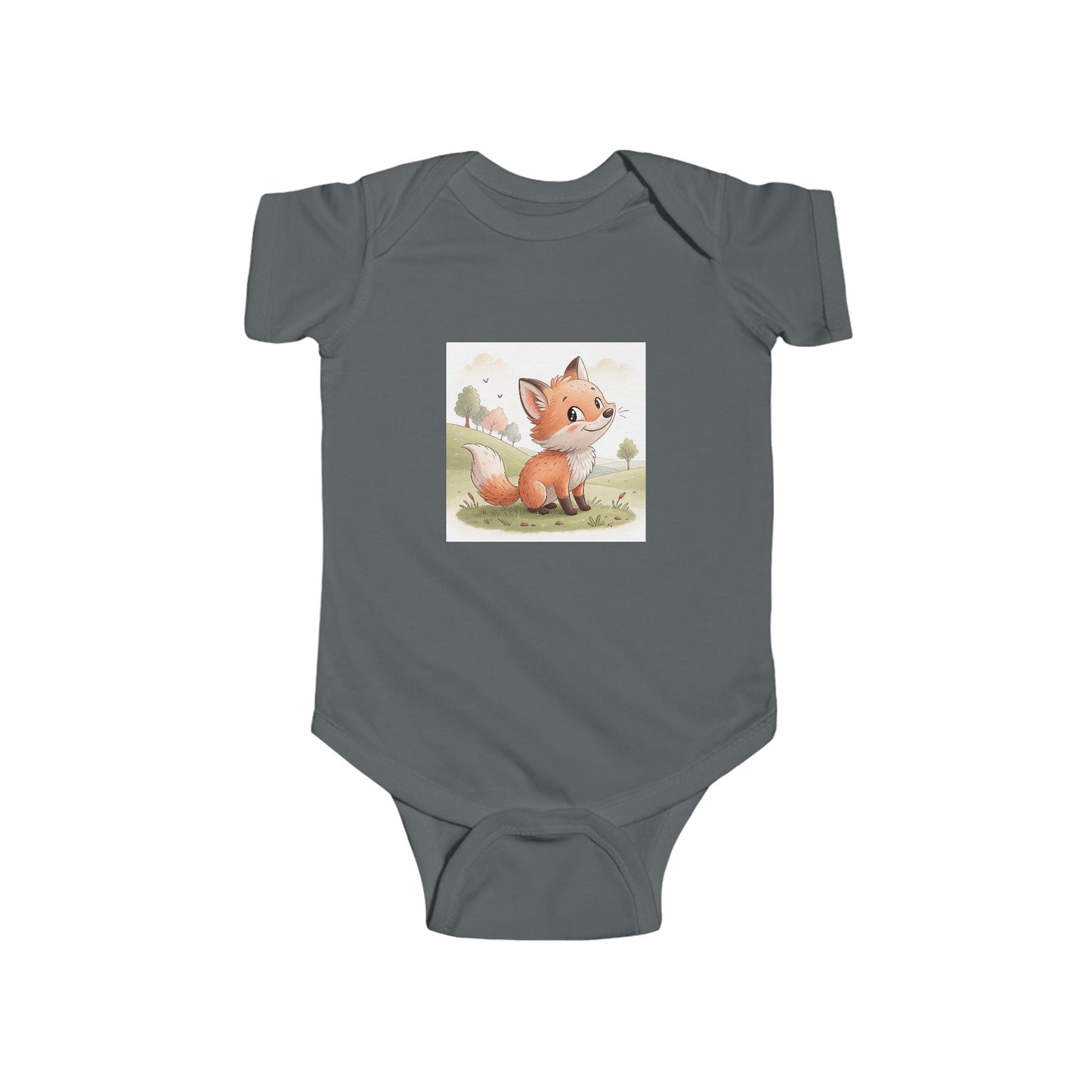 Adorable Fox Infant Bodysuit | Cute Baby Onesie for Baby Showers, Newborn Gift, Animal Lover, Nursery, Baby Outfit
