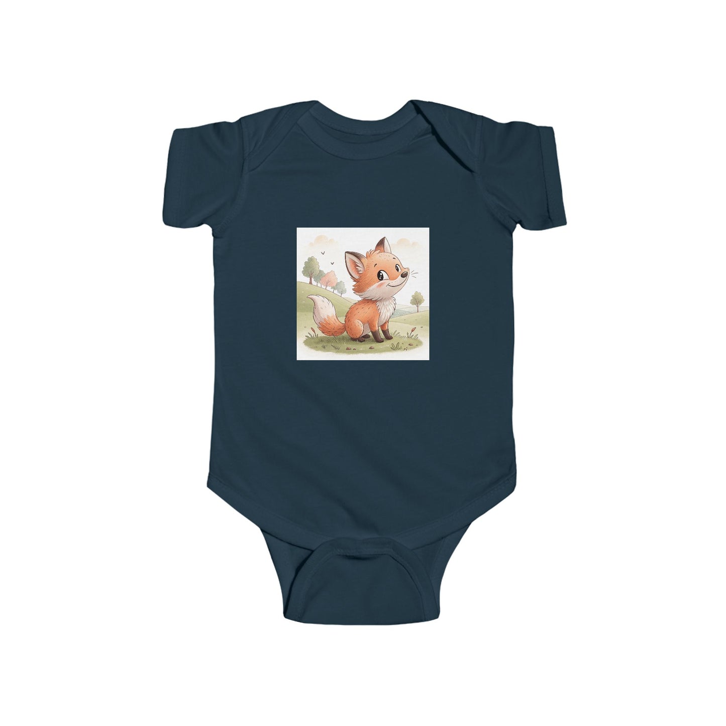Adorable Fox Infant Bodysuit | Cute Baby Onesie for Baby Showers, Newborn Gift, Animal Lover, Nursery, Baby Outfit