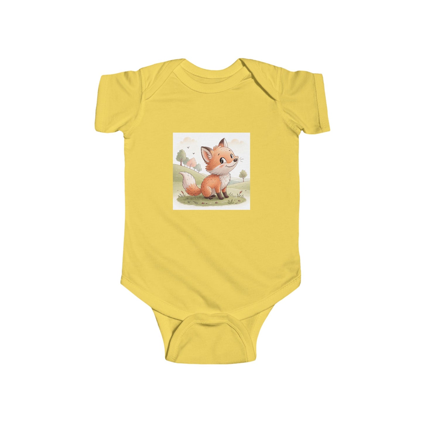 Adorable Fox Infant Bodysuit | Cute Baby Onesie for Baby Showers, Newborn Gift, Animal Lover, Nursery, Baby Outfit