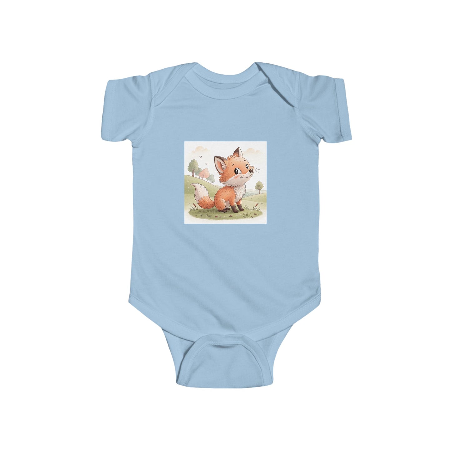Adorable Fox Infant Bodysuit | Cute Baby Onesie for Baby Showers, Newborn Gift, Animal Lover, Nursery, Baby Outfit