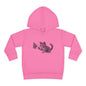 Cute Cat and Butterfly Toddler Hoodie, Toddler Pullover, Kids Fleece Hoodie, Animal Lover Gift, Playtime Pullover