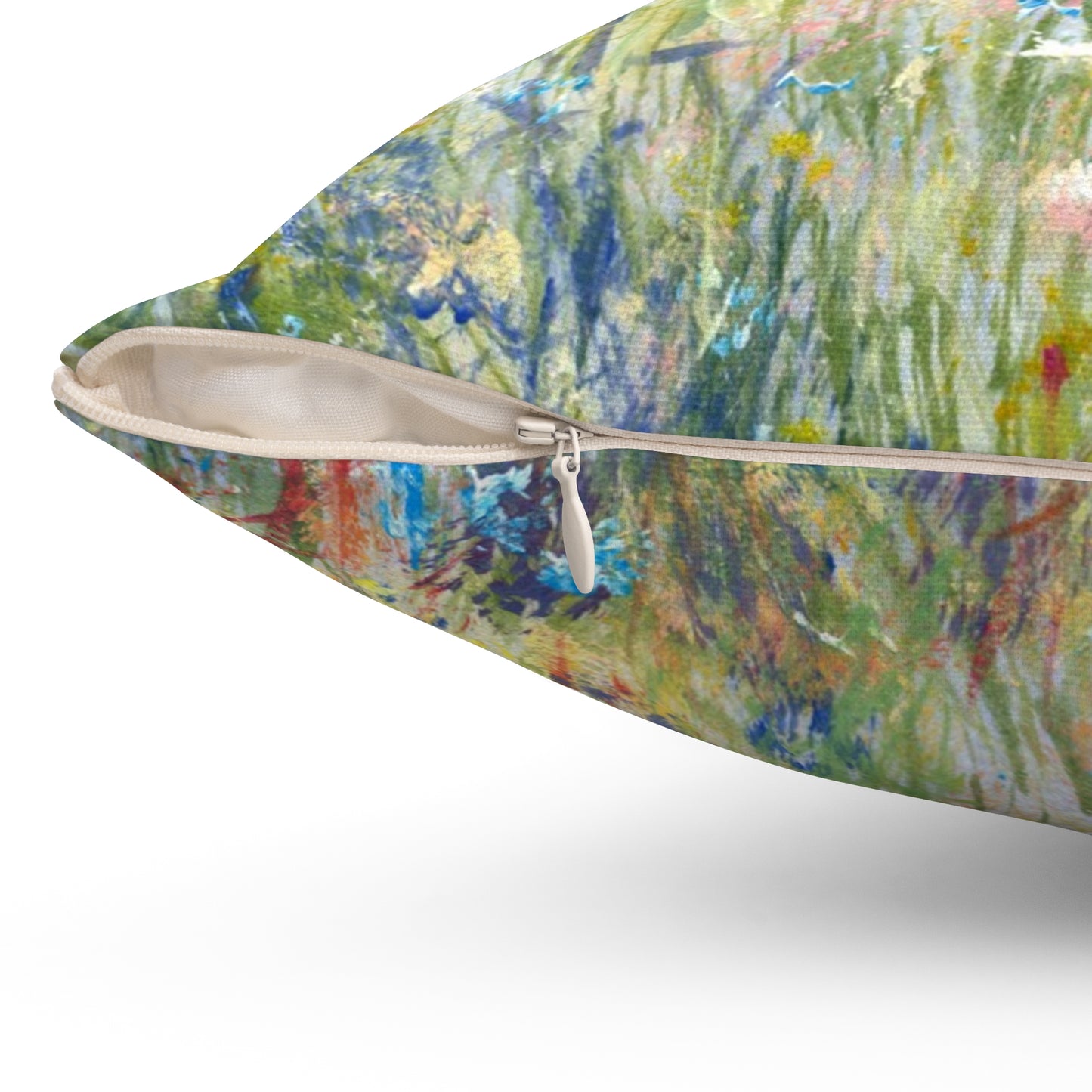 Spun Polyester Square Pillow Wildflowers