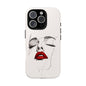 Stylish Phone Case with Artistic Lip Design, Femme Tech Accessory, Trendy Device Cover, Gift for Her, Unique Phone Accessories