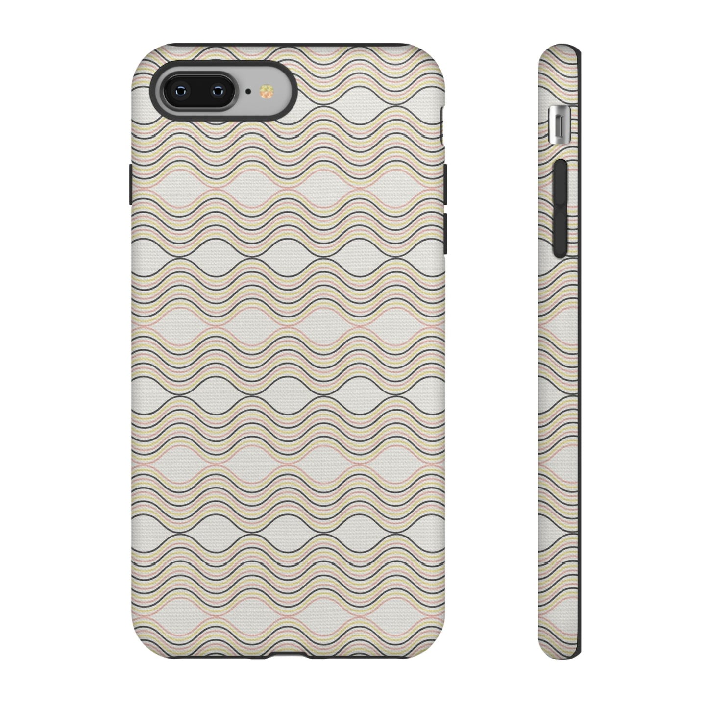 Stylish Phone Case for Tough Protection, Wavy Design, Chic Accessory, Gift for Her, Trendy Tech, Holiday Gift Idea