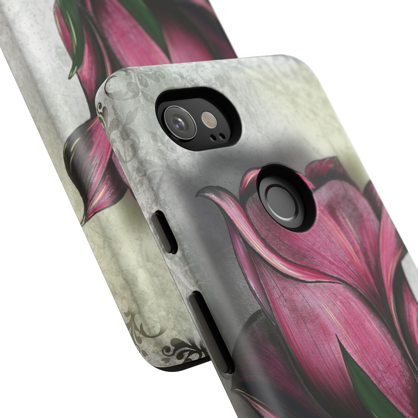 Rose Phone Case – Tough Cases, Floral Phone Cover, Gift for Her, Minimalist Design, Nature Lover's Accessory, Birthday Gift Idea