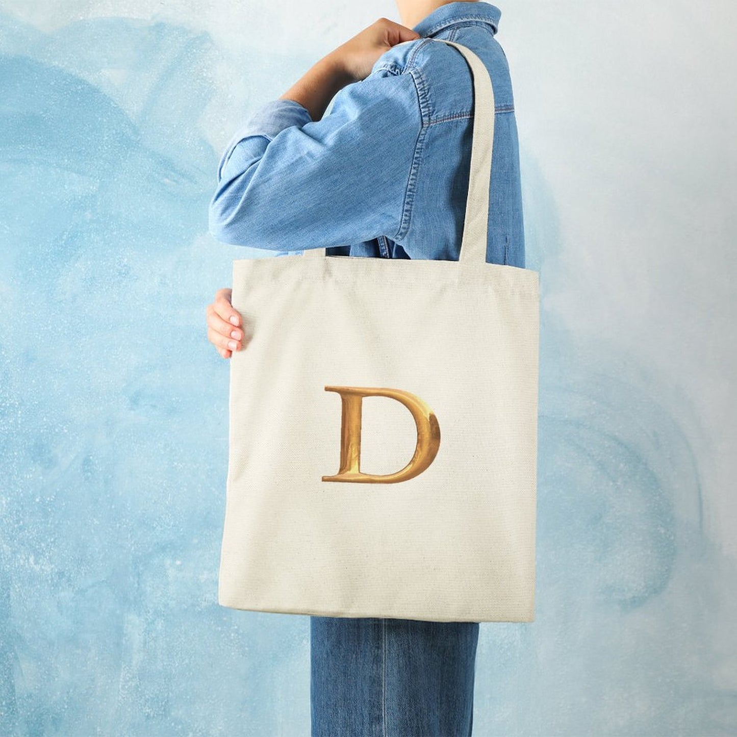 Canvas Tote Bag-13.4"x15.8"/34x40cm