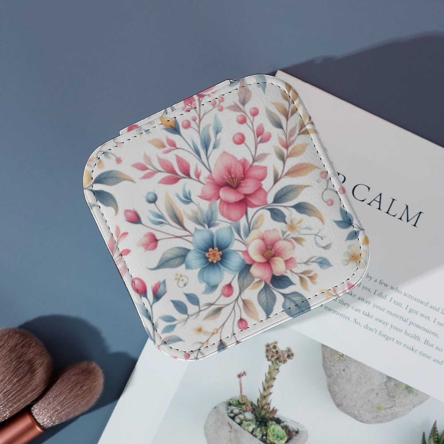 Box Organizer for Jewelry Floral