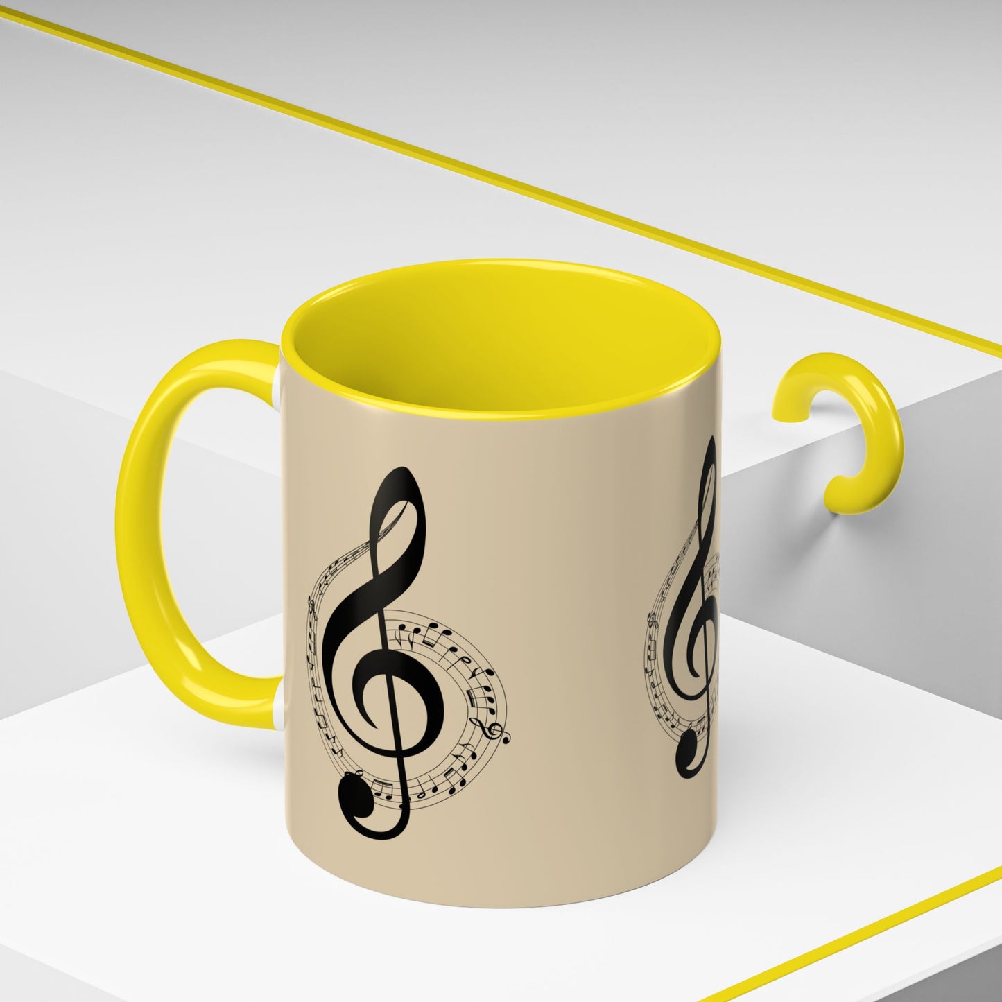 Musical Notes Coffee Mug - Perfect Gift for Music Lovers