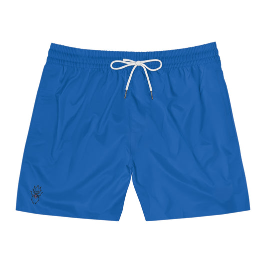 Men's Mid-Length Swim Shorts, Summer Beachwear, Pool Party Essentials, Vacation Swim Trunks, Men's Swimwear, AOP Swim Shorts