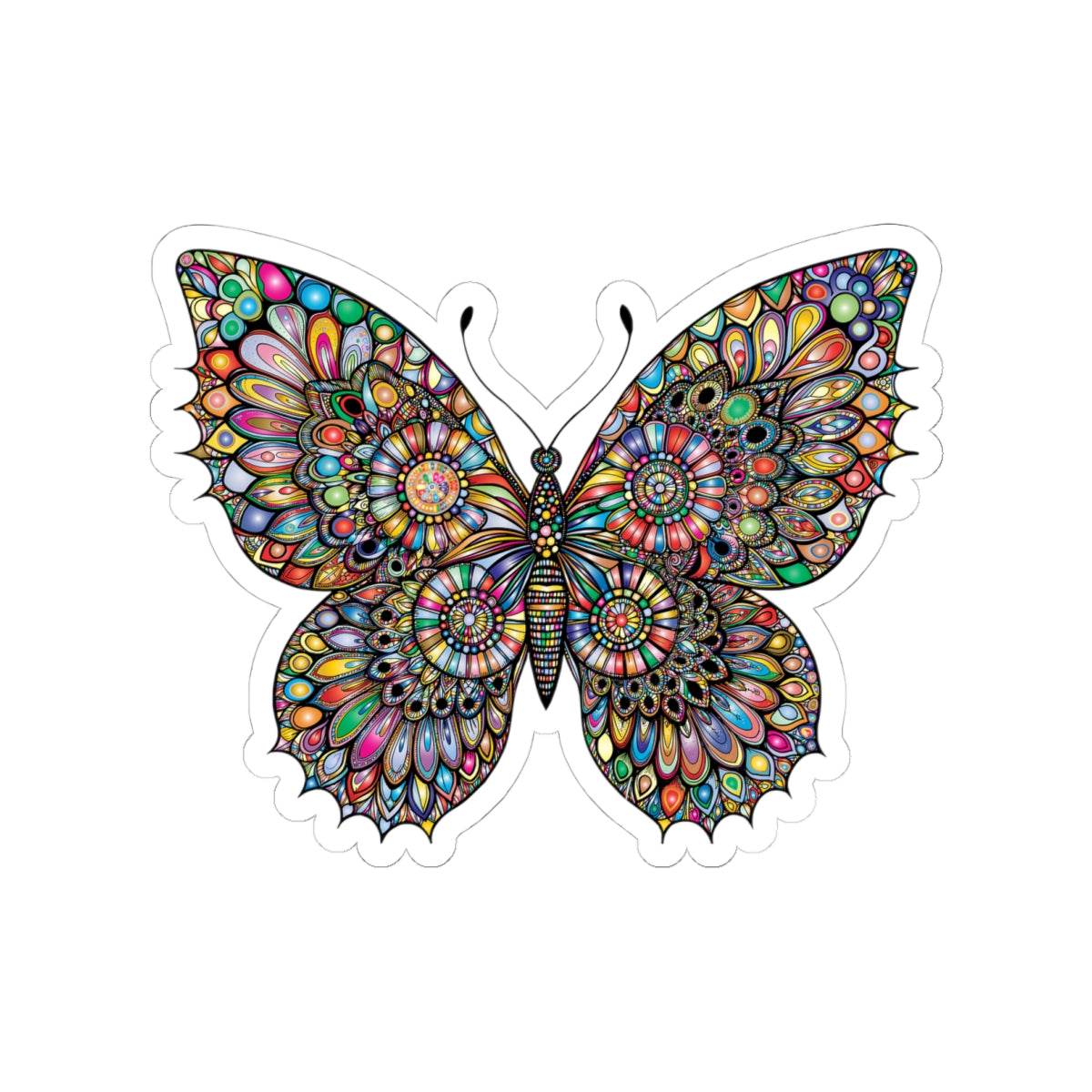 Colorful Butterfly Kiss-Cut Stickers | Art Stickers for Journals, Laptop [...]