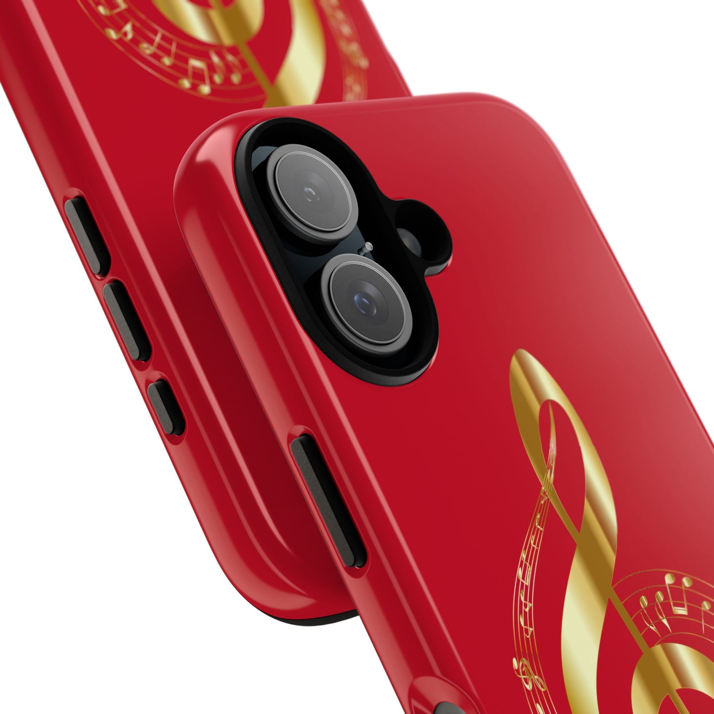 Tough Cases - Red Musical Note