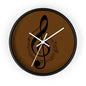 Musical Notes Wall Clock, Unique Home Decor for Musicians