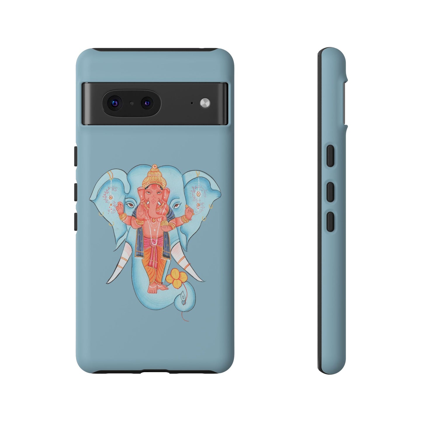 Tough Cases: Ganesh-Inspired Phone Case, Bohemian Phone Cover, Hindu Art Accessory, Festival Gift, Protective Phone Shell
