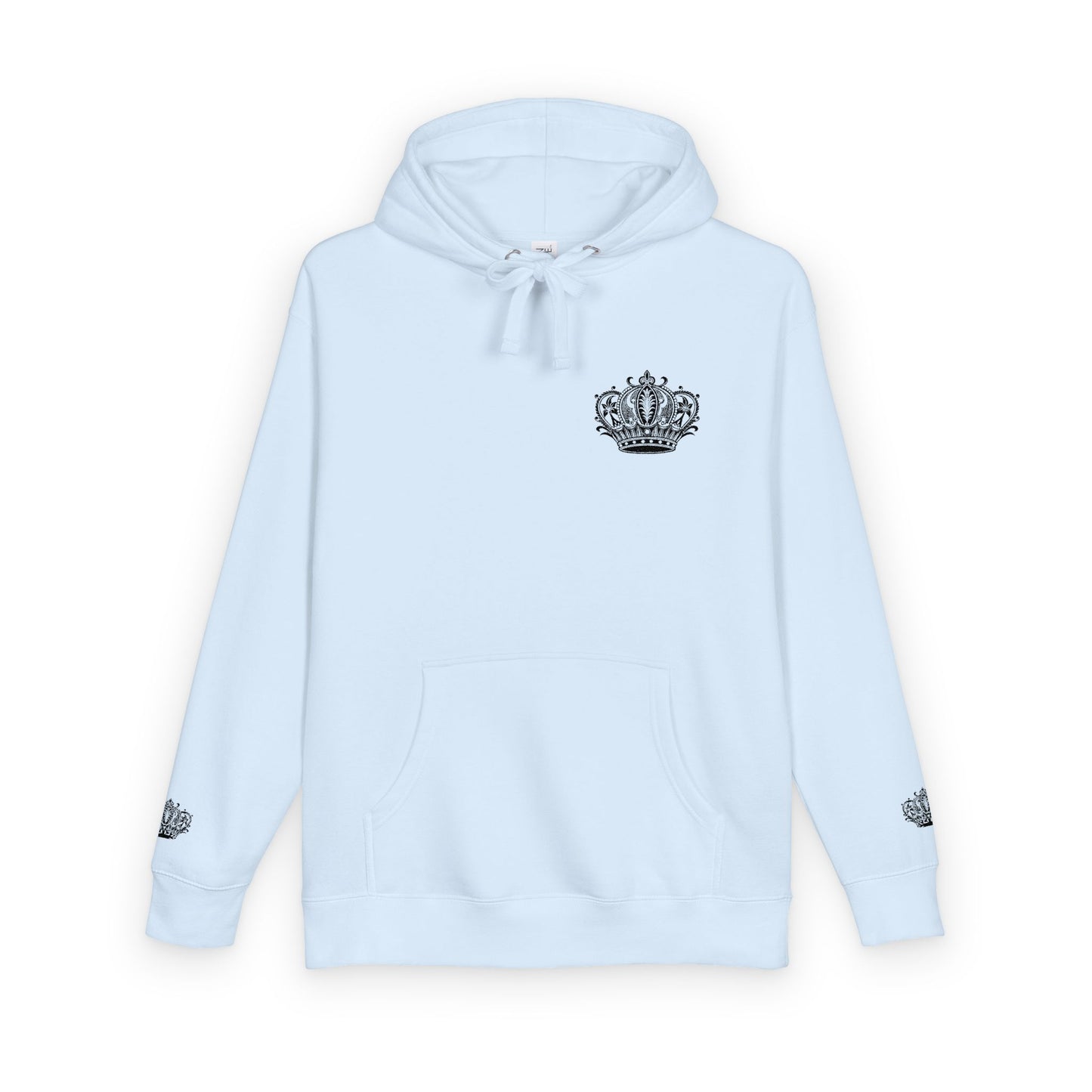 Crown Floral Unisex Fleece Hoodie | Cozy Streetwear, Perfect Gift for Him & Her, Autumn Fashion, Casual Wear, Trendy Outfit