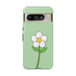 Floral Phone Case - Tough Cases for Nature Lovers, Cute Green Flower Design, iPhone Cover, Gift for Her, Spring Accessories