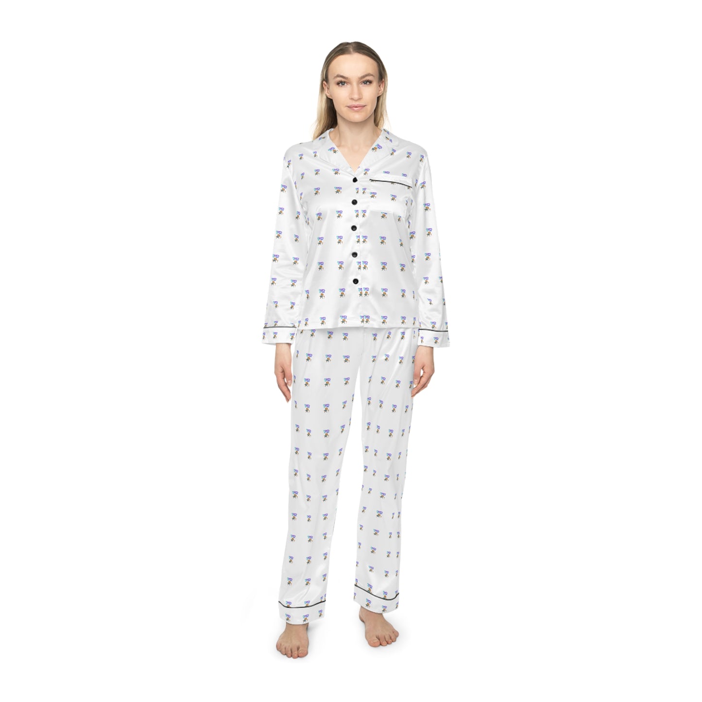 Chic Women's Satin Pajamas Set, Luxurious Sleepwear, Perfect for Relaxation