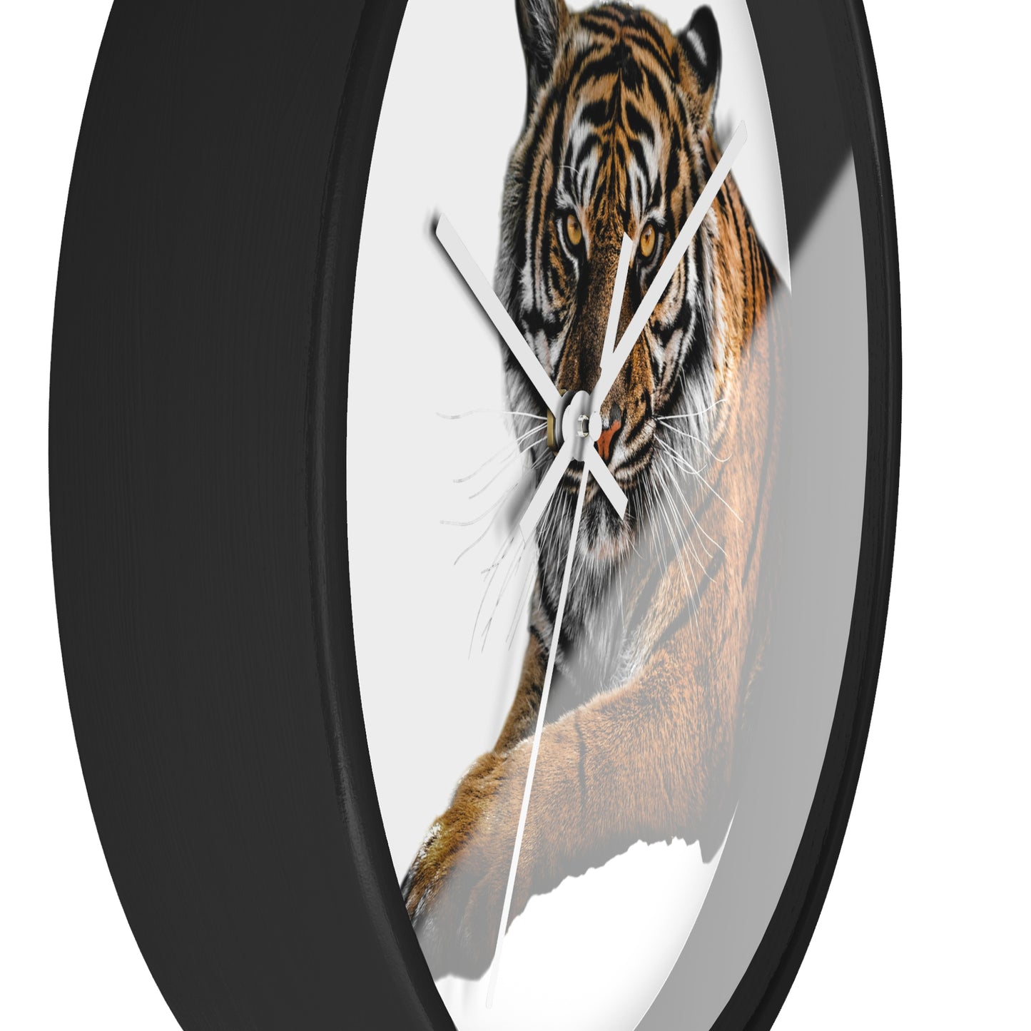 Majestic Tiger Wall Clock, Animal Theme Decor, Wildlife Clock