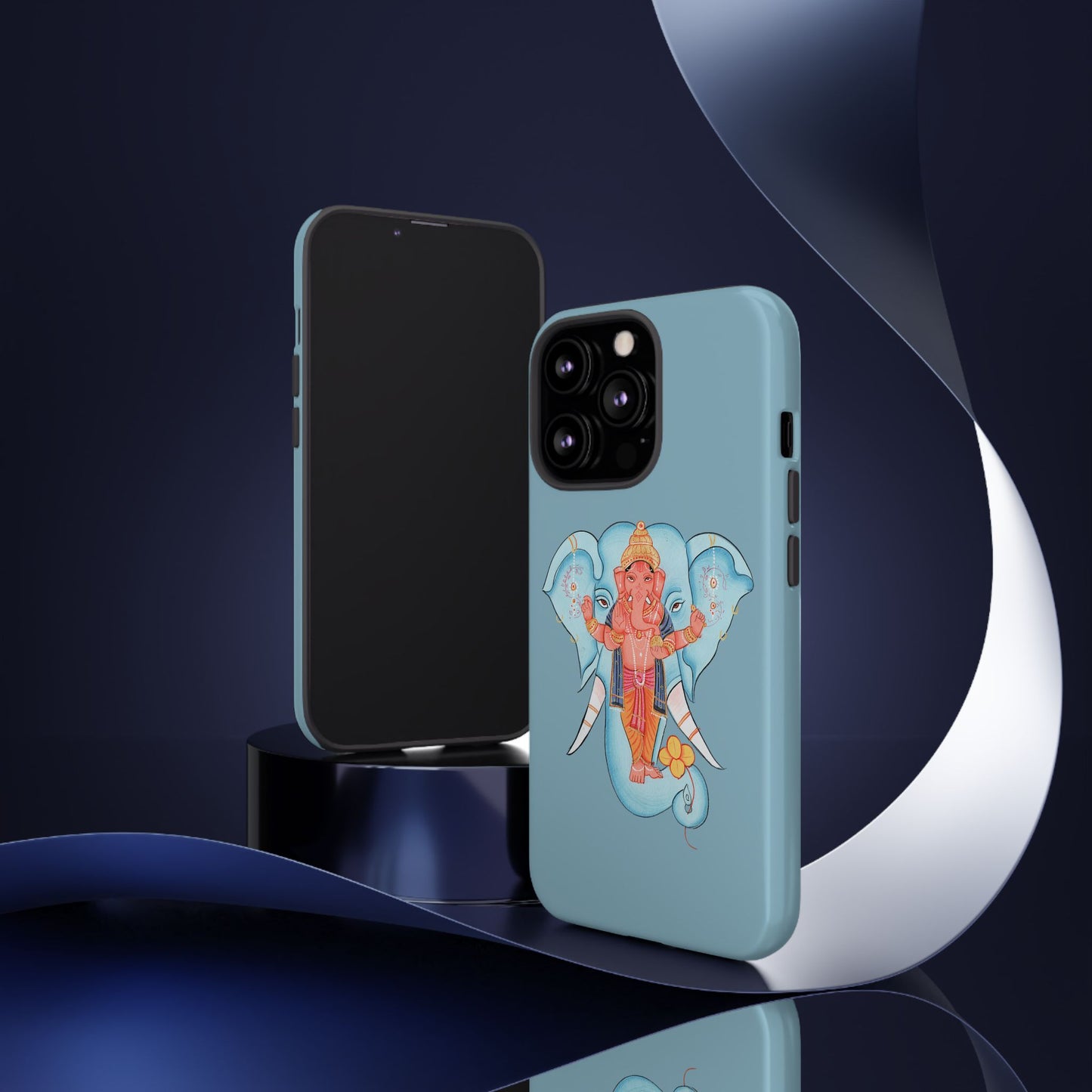 Tough Cases: Ganesh-Inspired Phone Case, Bohemian Phone Cover, Hindu Art Accessory, Festival Gift, Protective Phone Shell