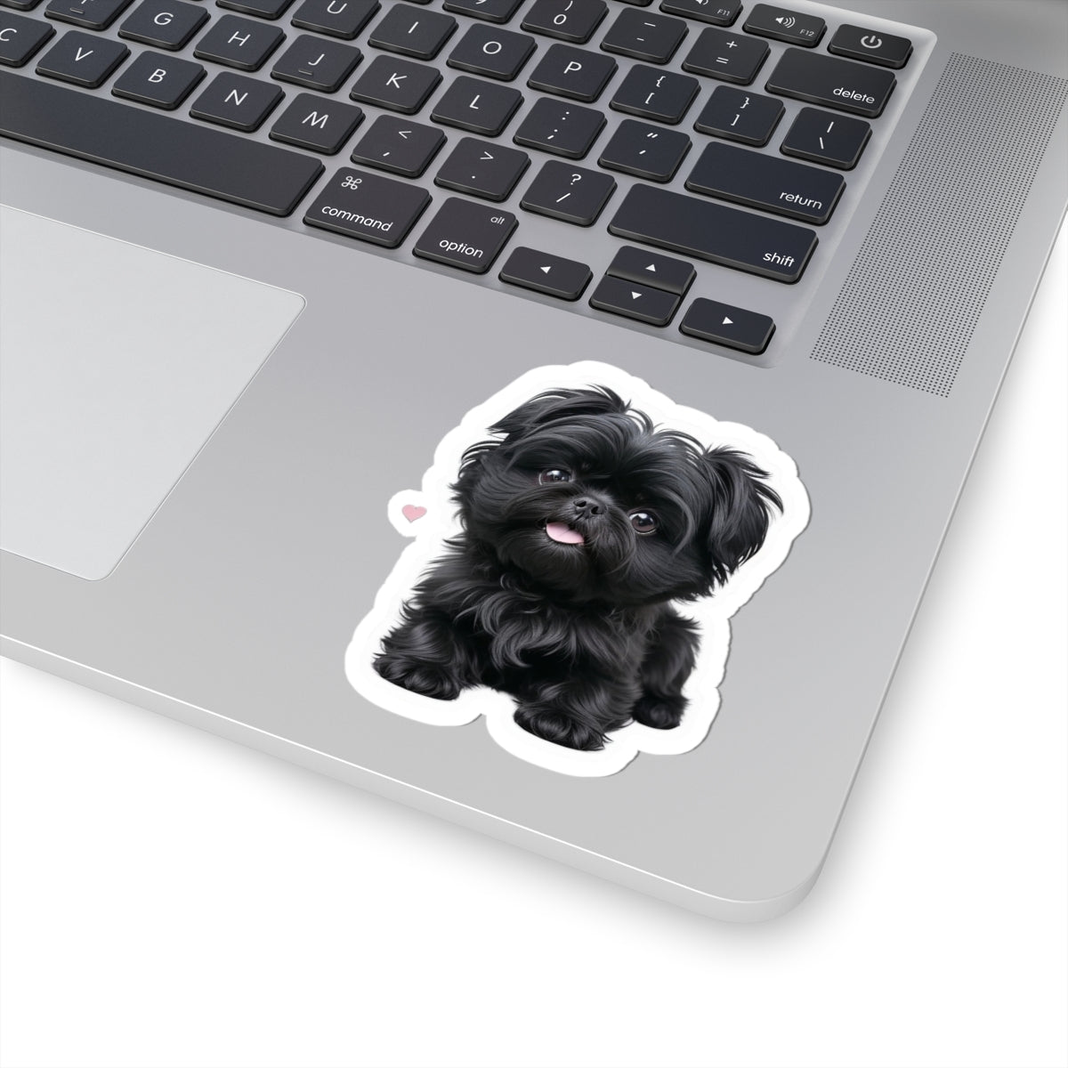 Cute Black Dog Kiss-Cut Stickers for Pet Lovers