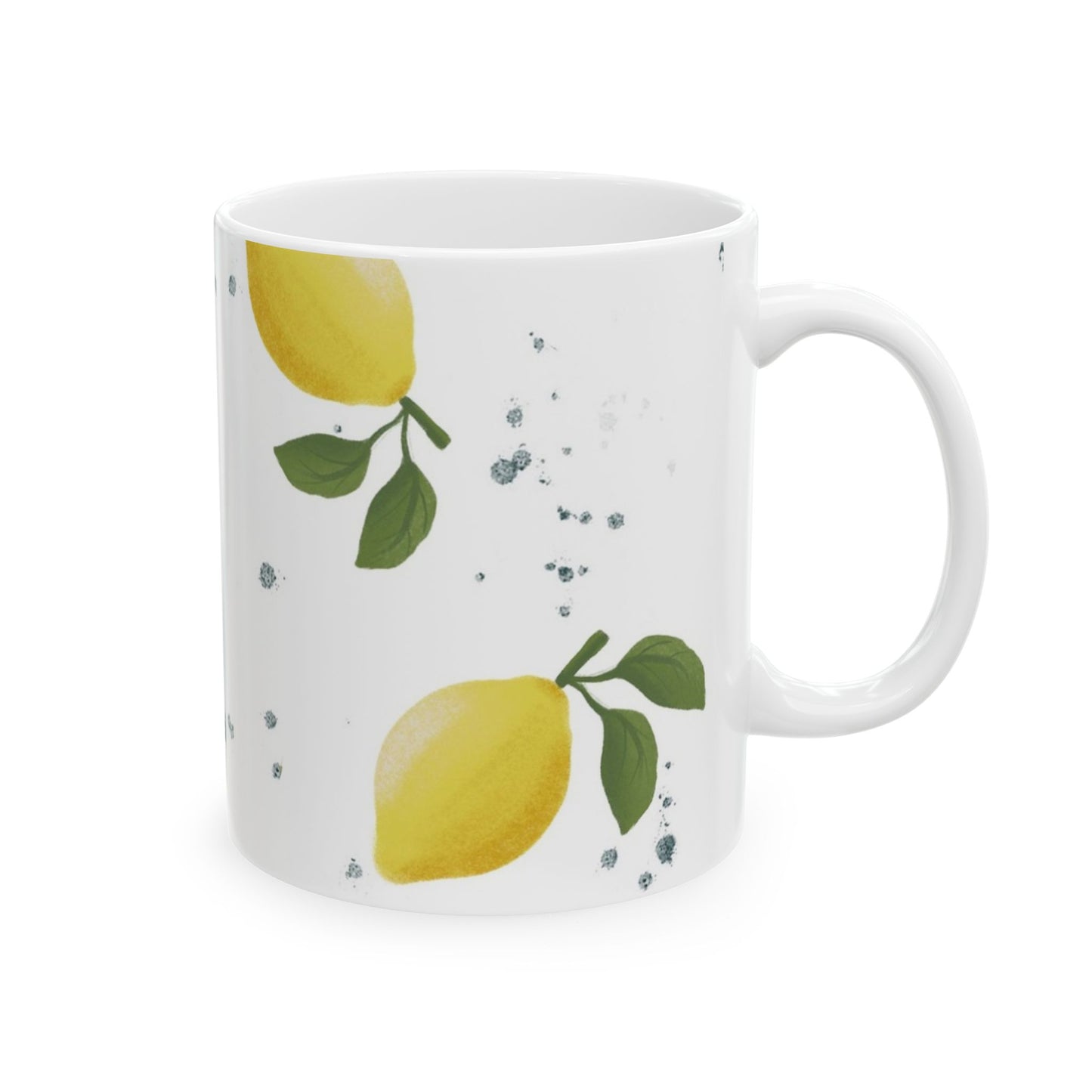 Lemon Grove Ceramic Mug | Citrus Decor Gift, Kitchen Tea Cup, Summer Vibes Drinkware, Eco-Friendly Coffee Mug, Lemon Lover's Collection