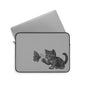 Cute Cat & Butterfly Laptop Sleeve, Animal Lover Gift, Tech Accessory, Cat Mom Gift, Under 35 Gift, Birthday, Home Office Decor