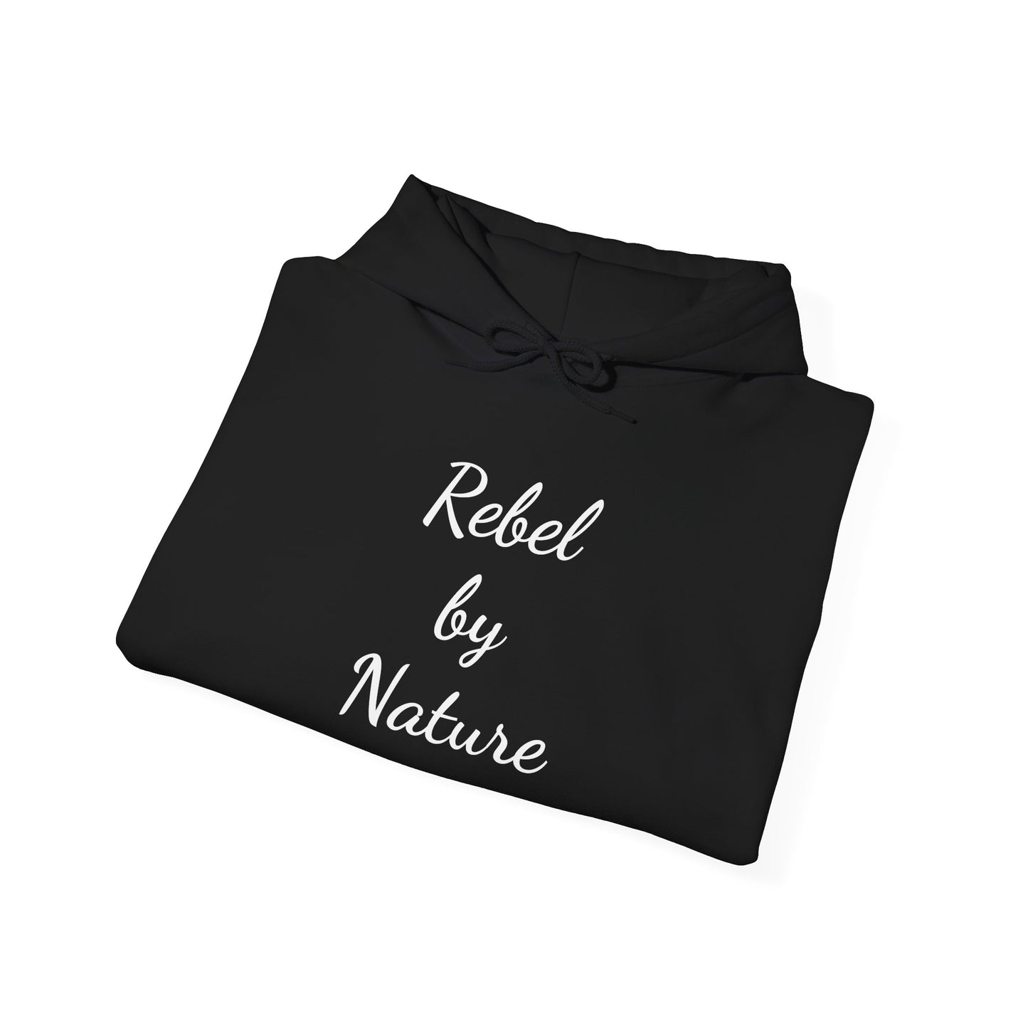 Rebel by Nature Hoodie - Unisex Heavy Blend Sweatshirt for Adventure Lovers
