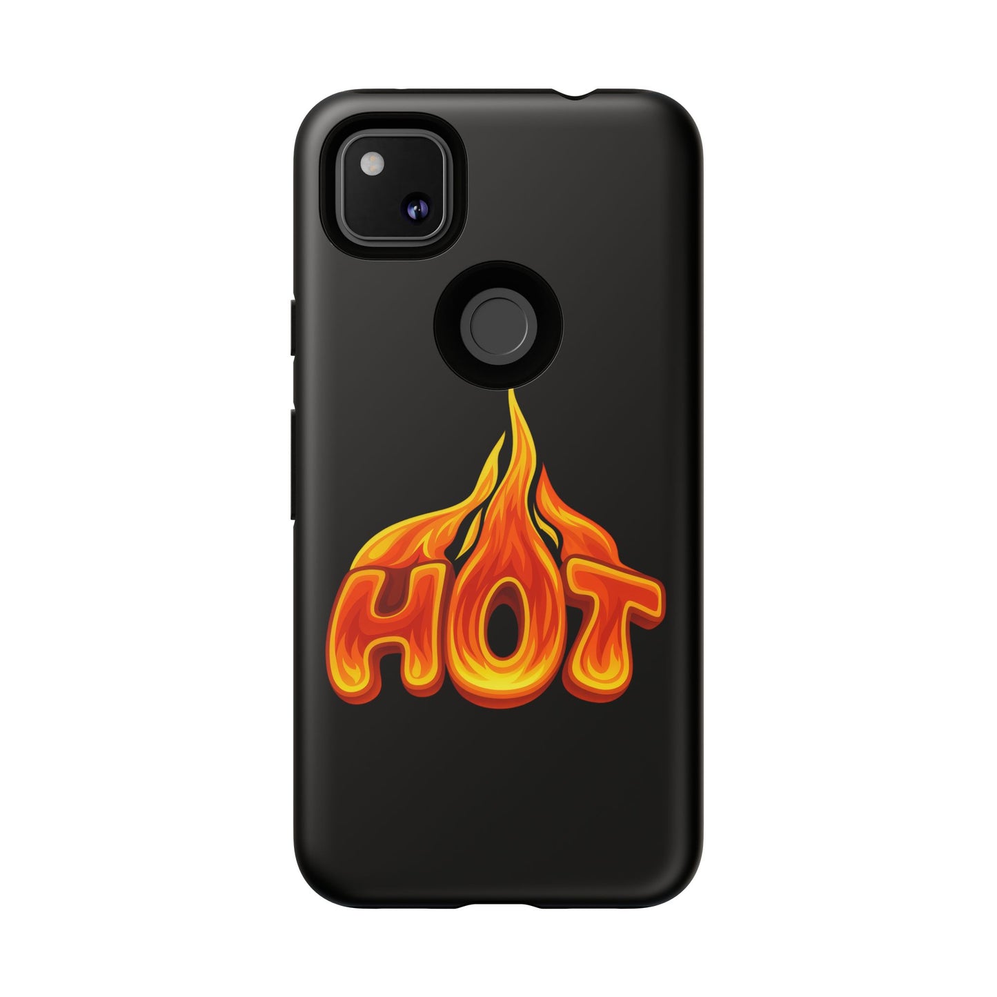 Stylish Phone Case, Hot Flames Design, Gift for Teens, Trendy Accessory, Protective Cover, Unique Phone Case