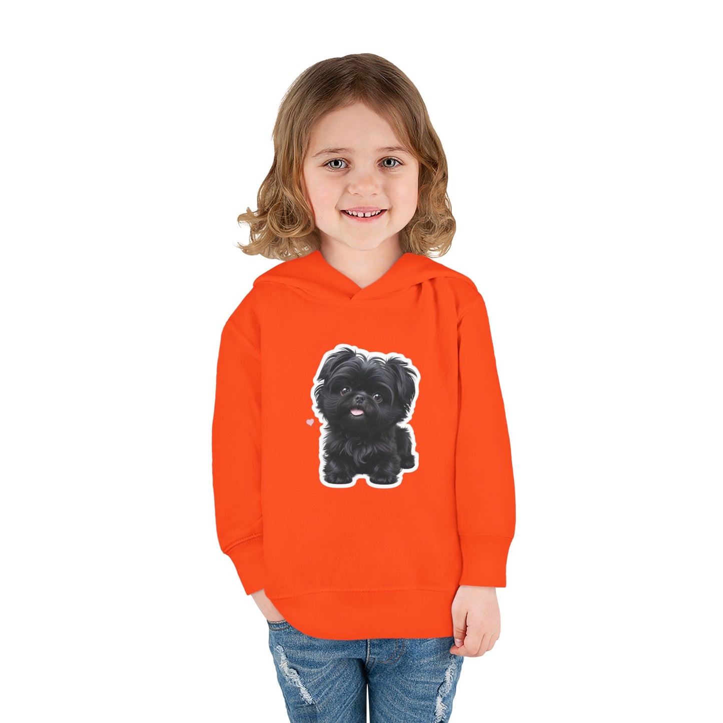 Cute Toddler Hoodie with Adorable Dog Design, Baby Gift, Winter Wear, Kids Sweatshirt, Comfortable Pullover