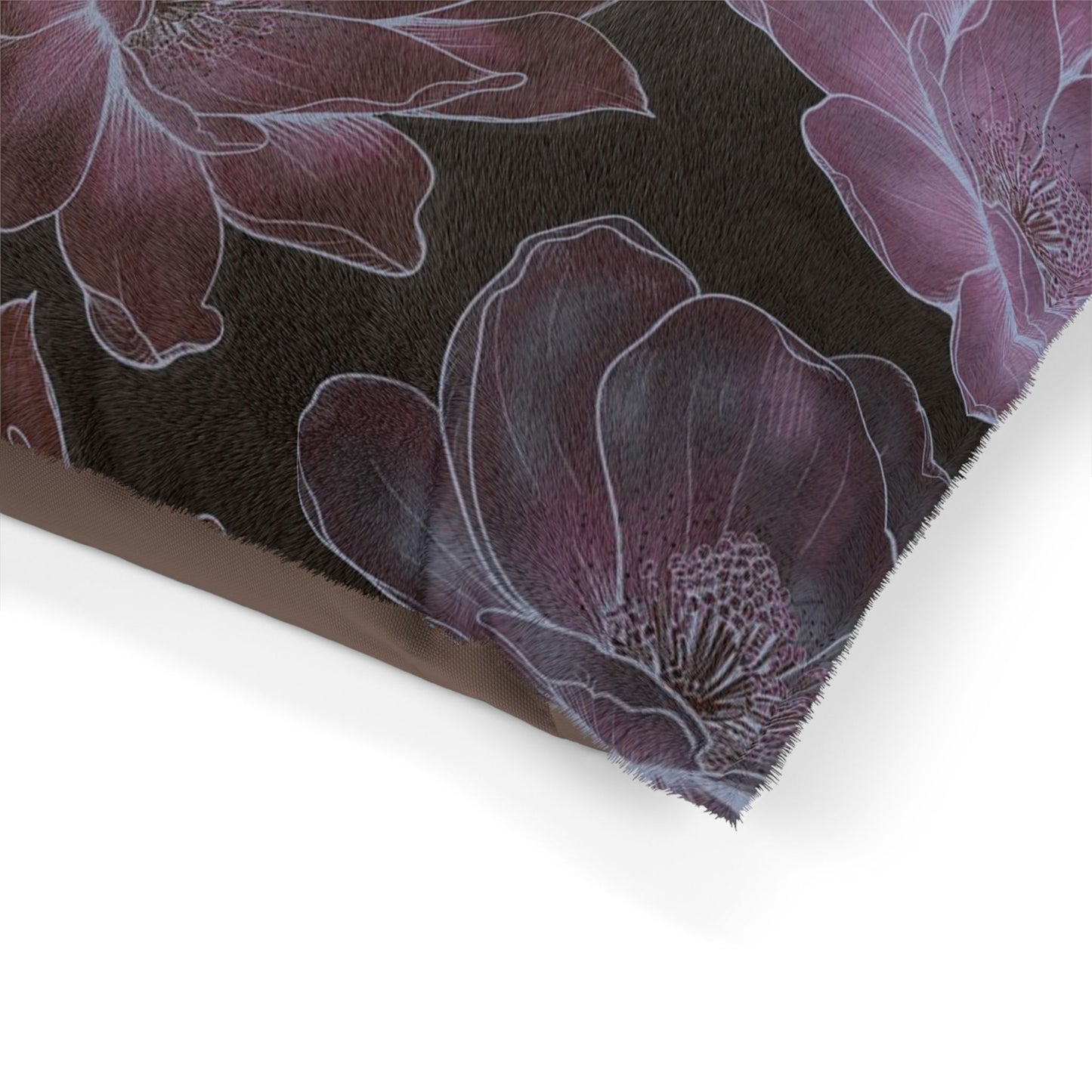 Floral Pet Bed, Cozy Dog Bed, Cat Bed with Floral Design, Pet Furniture, Dog Lover Gift, Home Decor for Pets