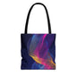Colorful Abstract Tote Bag, Stylish Shopping Bag, Reusable Groceries Bag