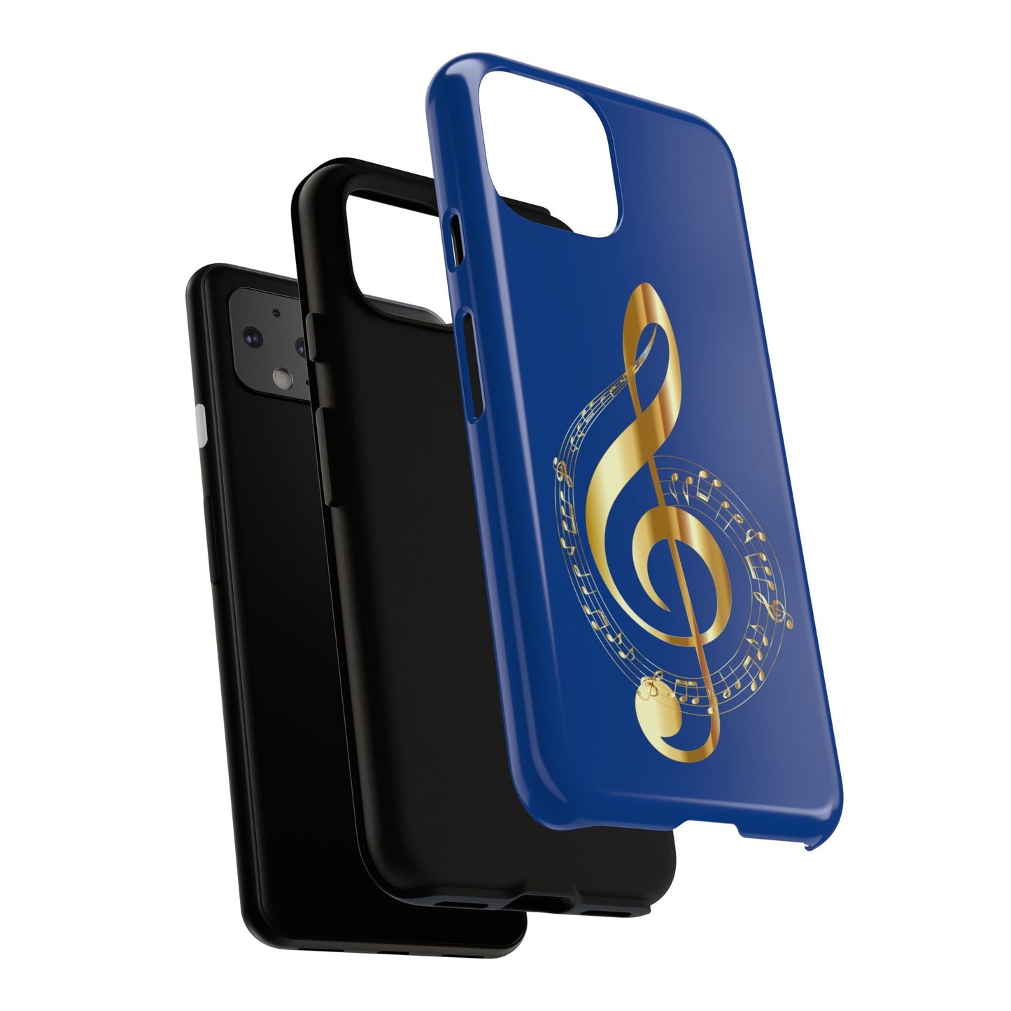 Tough Cases Blue and Gold Musical Note