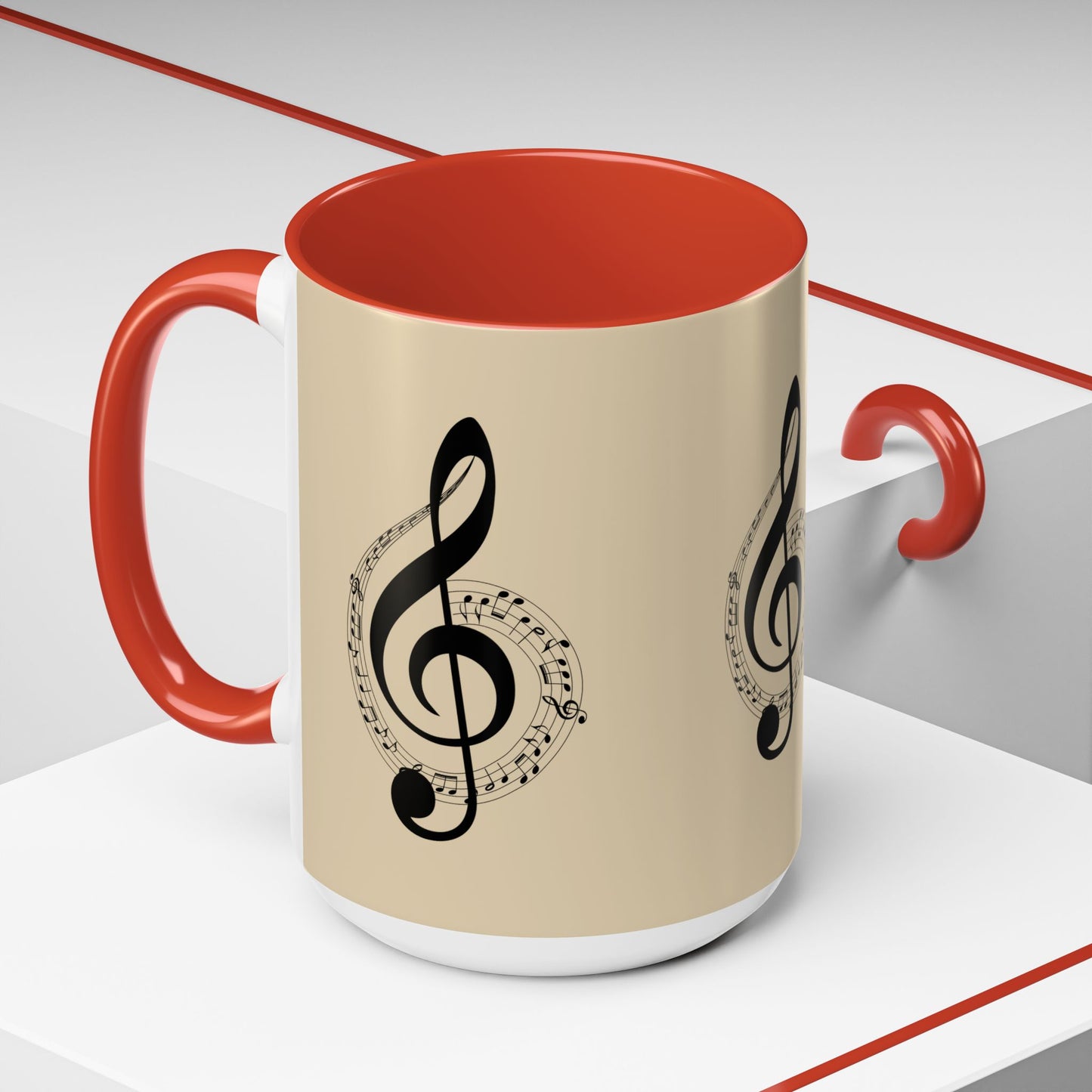 Musical Notes Coffee Mug - Perfect Gift for Music Lovers