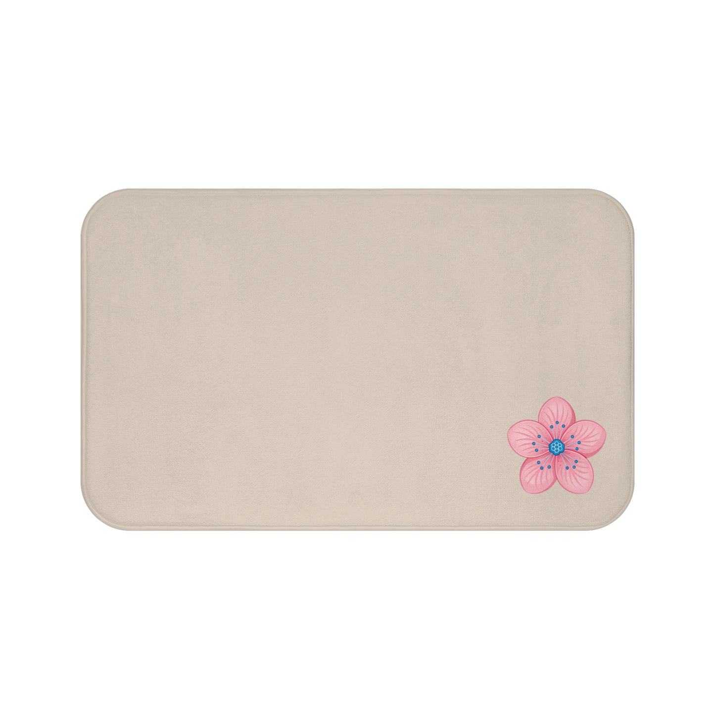 Charming Floral Bath Mat - Soft Bathroom Rug, Cozy Shower Decor, Spring Floral Accent, Housewarming Gift, Relaxation Space