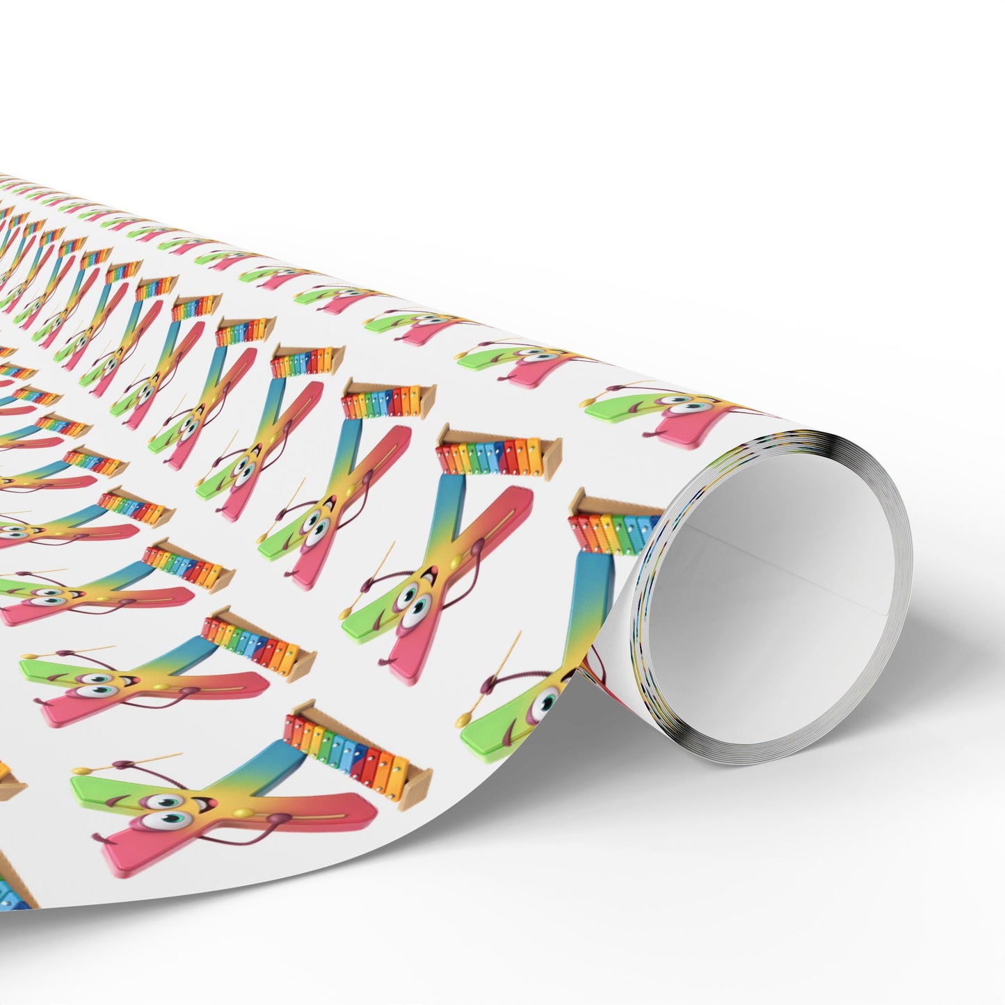 Colorful Character Wrapping Paper, Gift Wrap for Birthdays, Holidays, Celebrations, Fun Patterns, Party Supplies