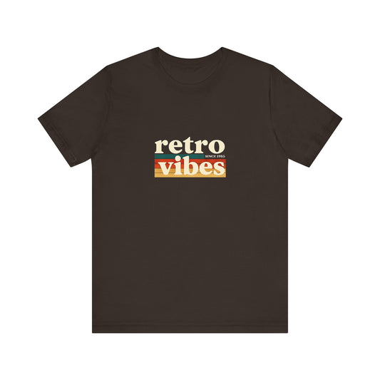 Retro Vibes Unisex Tee, Funny Graphic T-Shirt, Summer Fashion Top, Gift for Friends, Casual Wear, Vintage Style