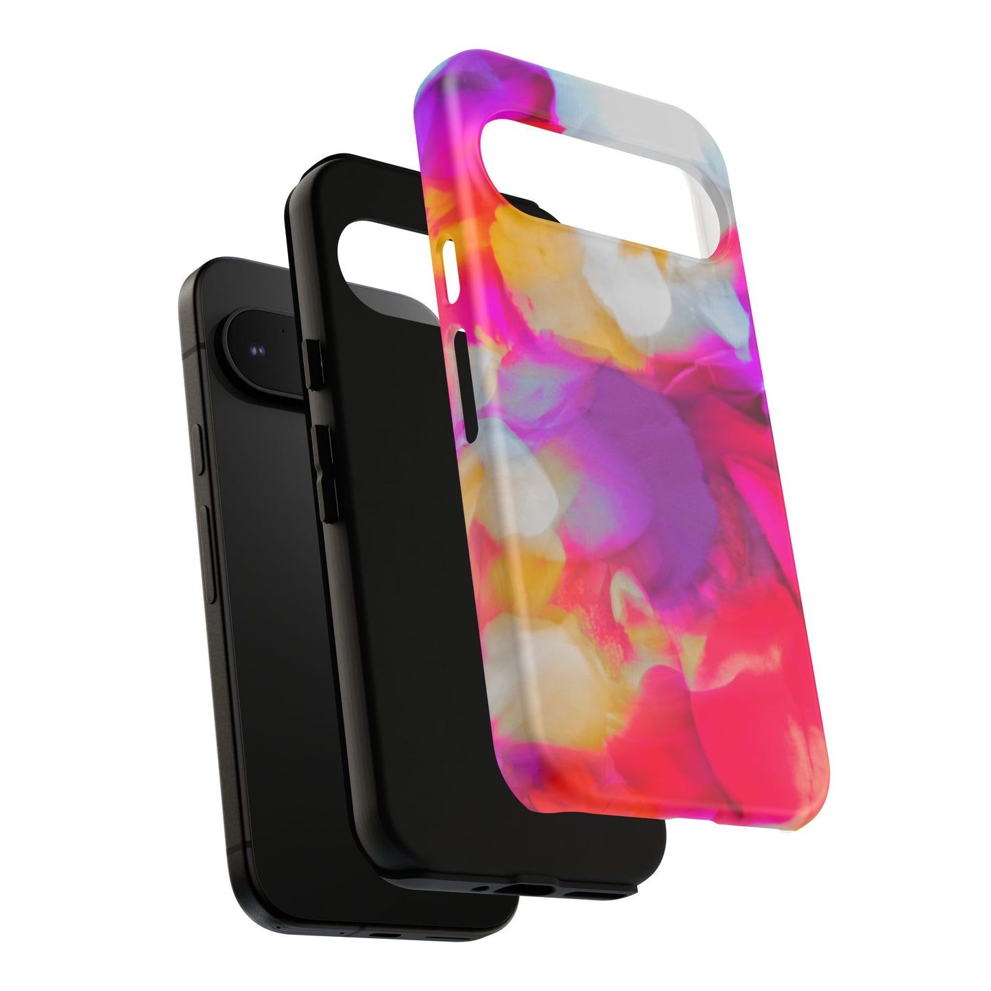 Floral Phone Case: Stylish Art for Your Device, Tough Cases, Gift for Her, Flower Print, Trendy Accessories, Phone Protection