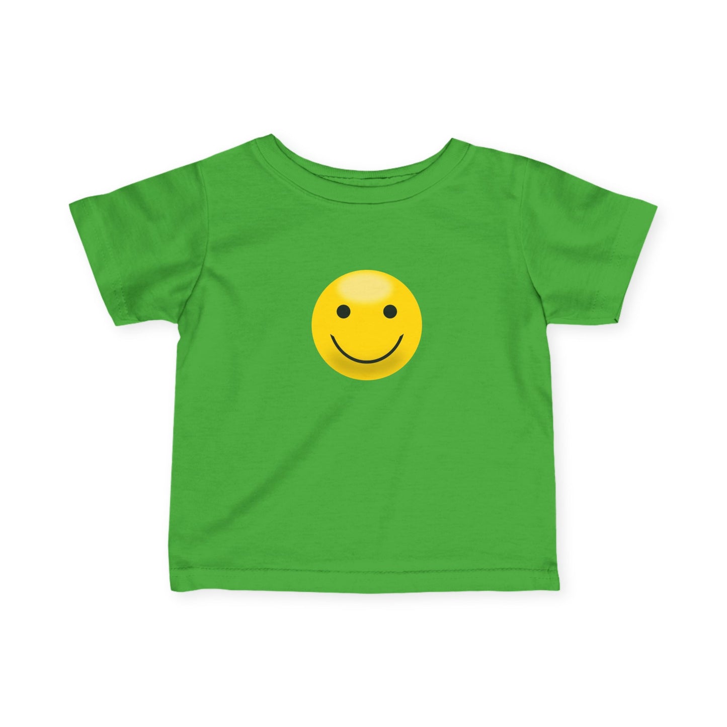 Cute Infant T-Shirt with Smiley Face, Baby Tee, Toddler Clothing, Personalized Gift, Cute Baby Outfit, Summer Wear