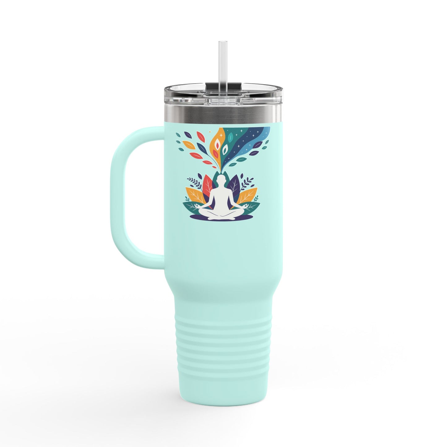 Colorful Yoga Themed Insulated Travel Mug | 40oz | Perfect Gift for Yoga Lovers, Coffee on the Go, Outdoor Adventures, Unique Travel [...]