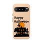 Halloween Phone Case, Spooky Mobile Cover, Tough Case for Phone, Witch Design, Fall Decor, Unique Gift for Halloween