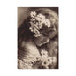 Vintage Floral Portrait Canvas