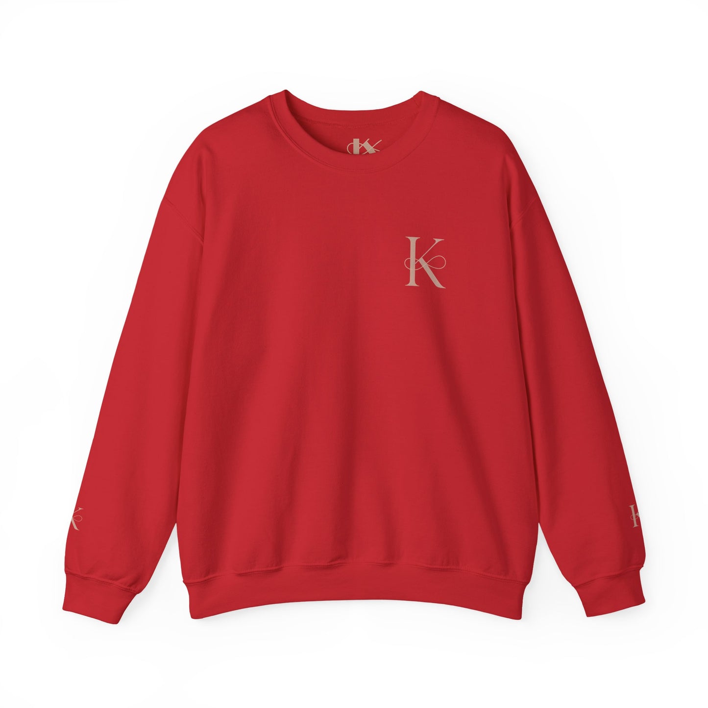 Minimalist Unisex Crewneck Sweatshirt with Initial Charm, Comfortable Lounge Wear, Gift for Him or Her, Casual Style, Everyday Essential