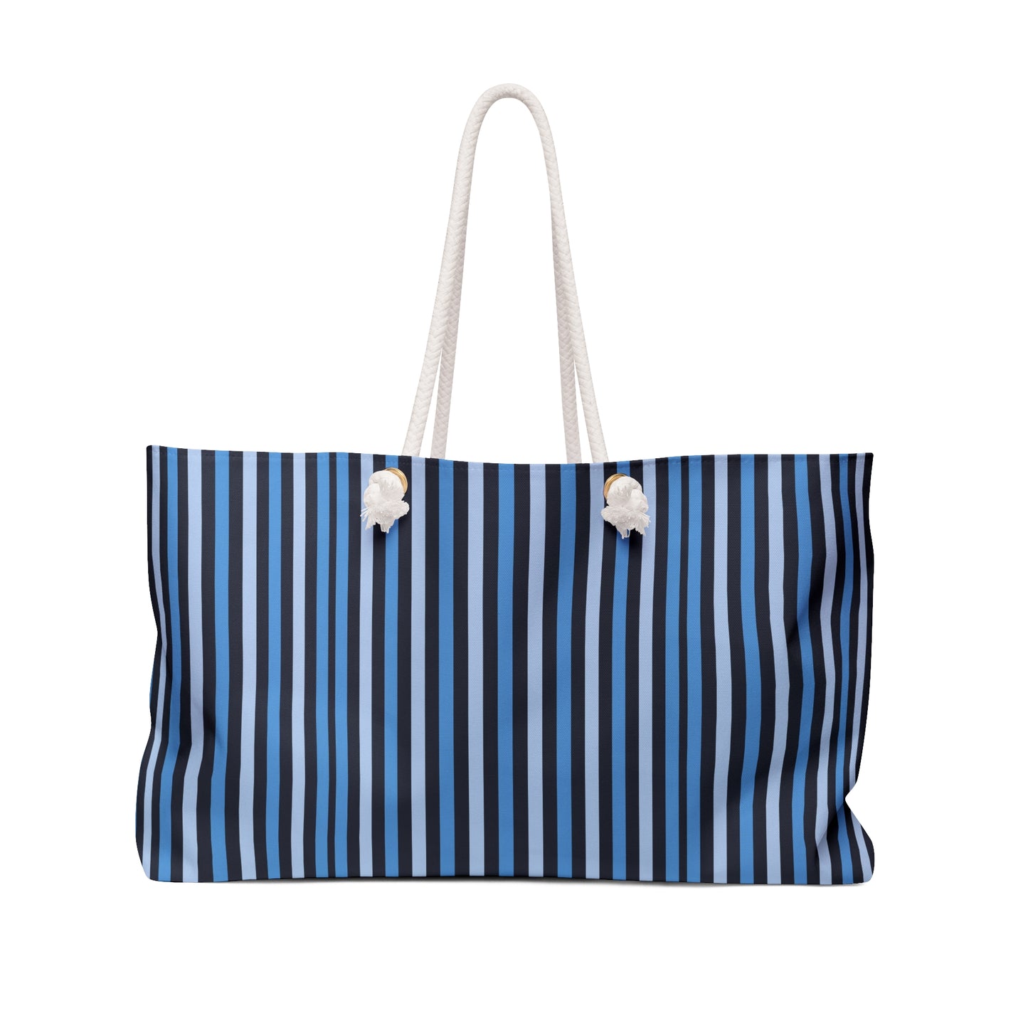 Stylish Weekender Bag - Striped Tote for Travel, Beach, Gym, Overnight Stay, Gifts for Her