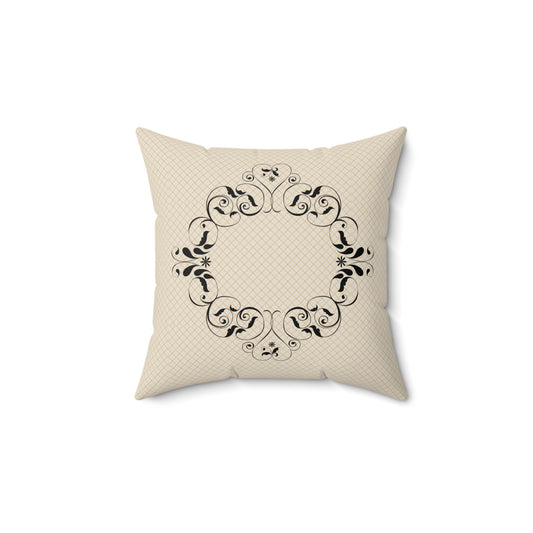 Elegant Floral Decorative Pillow, Modern Home Accent, Cozy Throw Cushion, Gift for Her, Wedding Decor, Boho Style Pillow