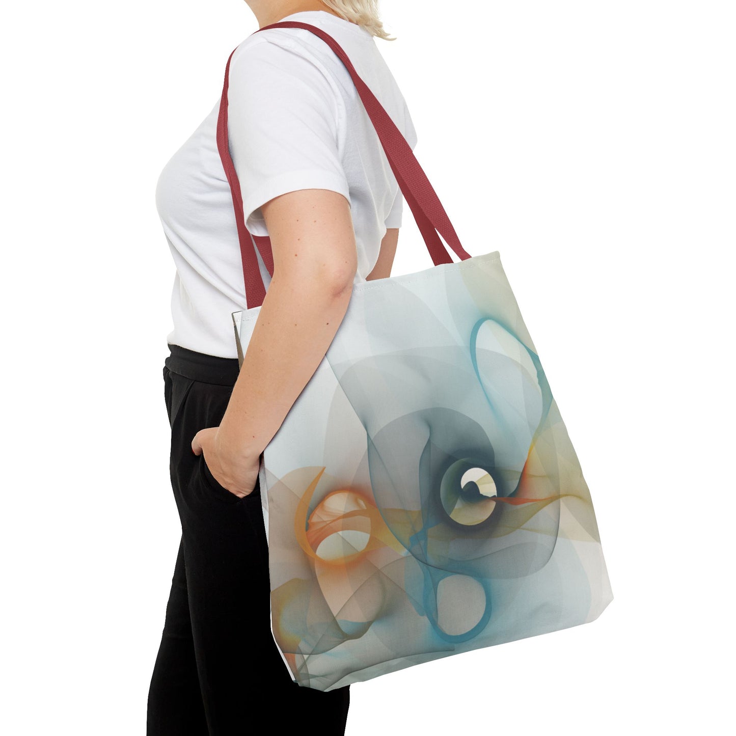 Stylish Abstract Tote Bag, Art-Inspired Bag, Perfect for Everyday Use, Trendy