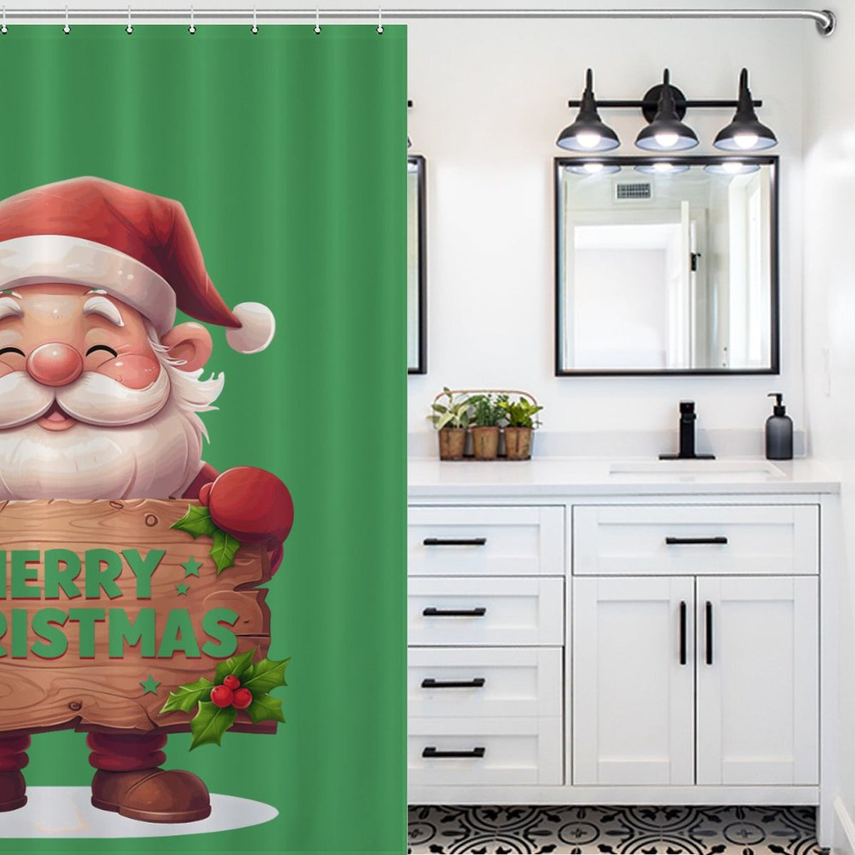 Christmas Shower Curtain